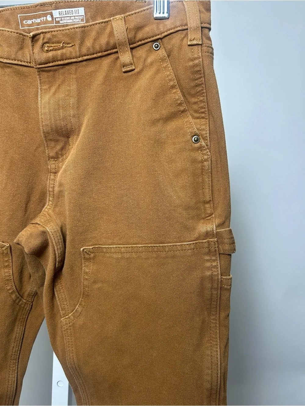 Carhartt Straight Leg Work Pants - Carhartt Brown - Picture 6 of 10